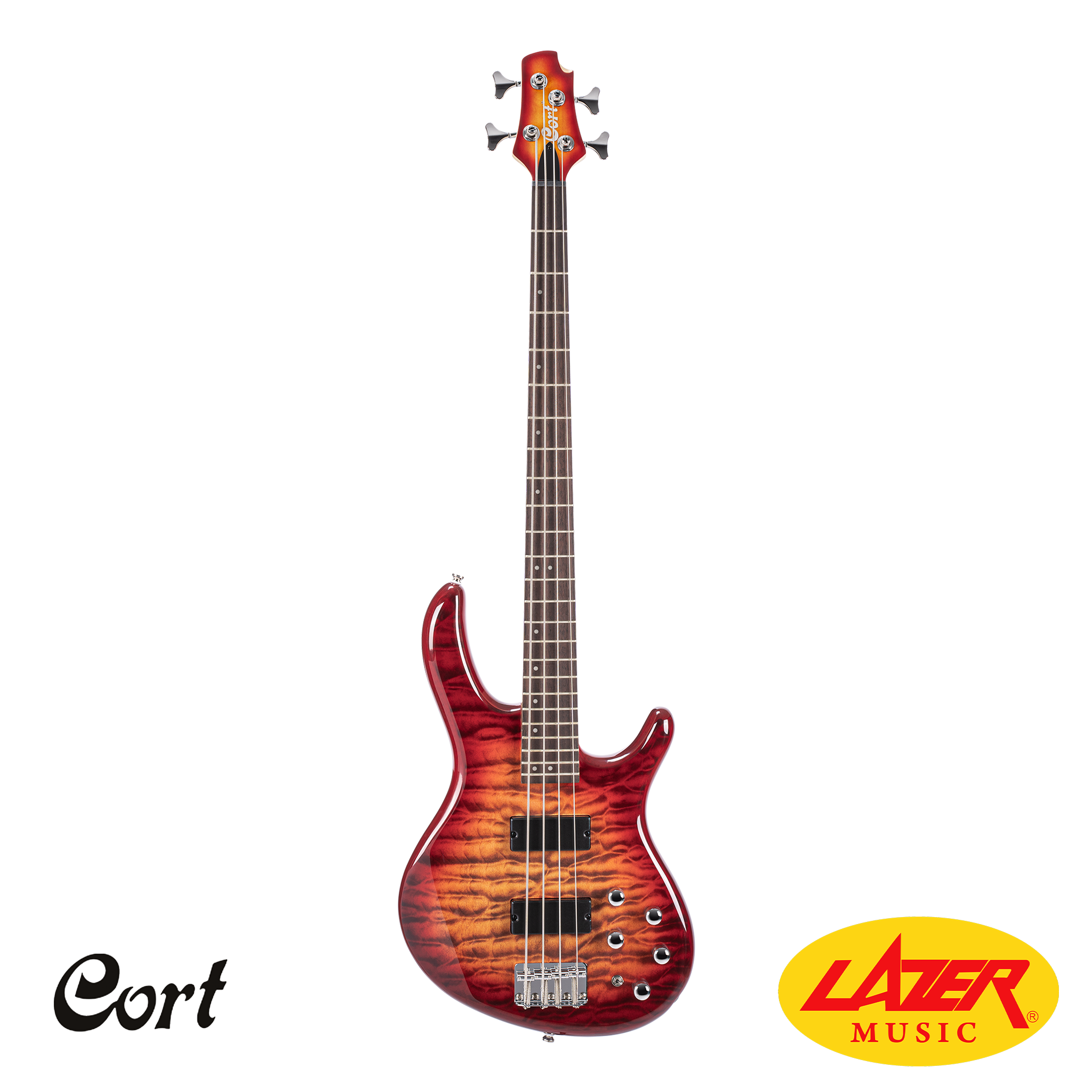 Cort DLX-PLUS Bass Guitar (Red)